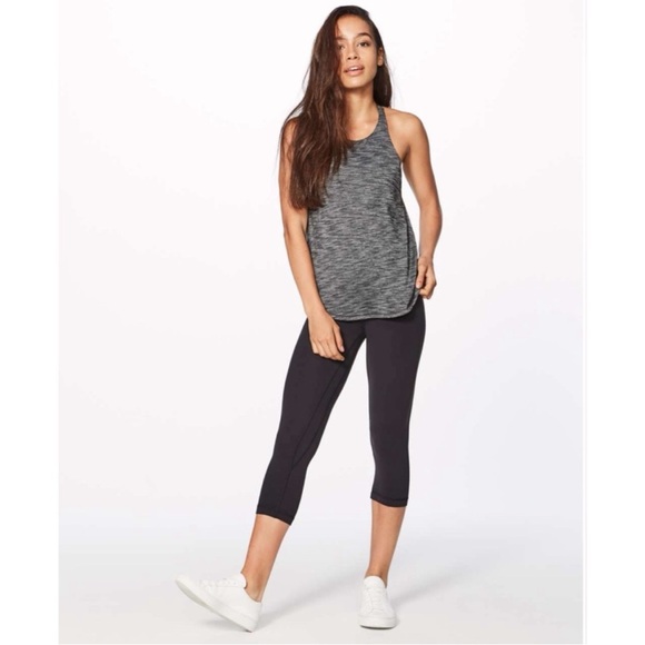 Lululemon Raise The Barre Tank Heathered Black 8 - Picture 5 of 12
